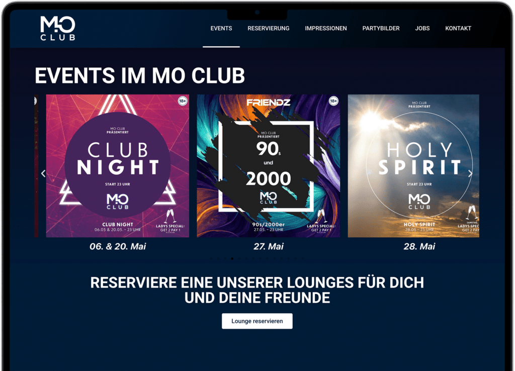Website-Beispiel von chili cooperation