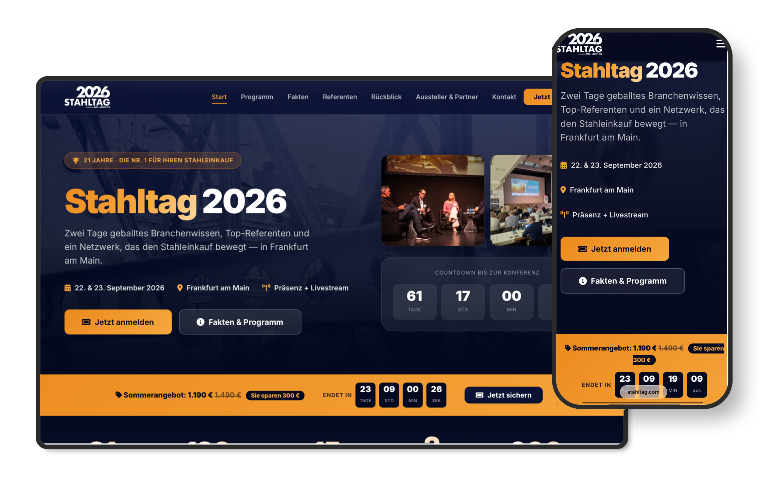 Stahltag Eventseite
