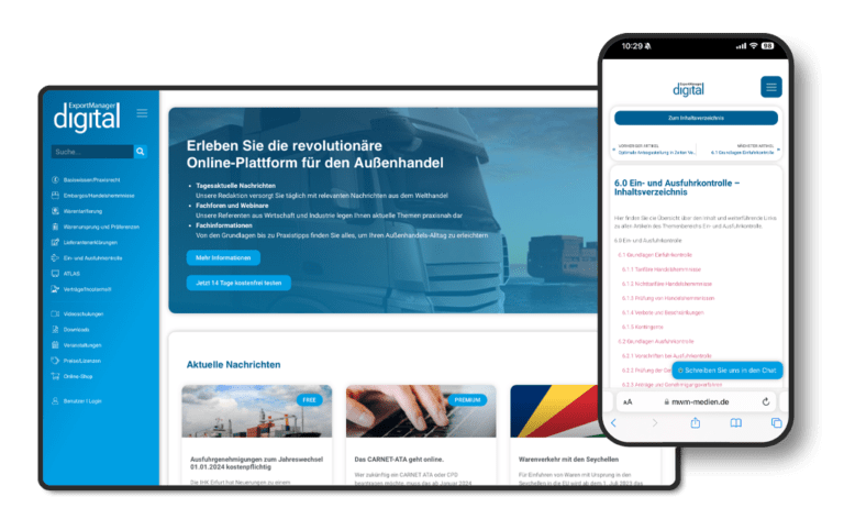 ExportManager digital